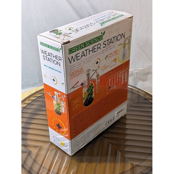 Toysmith Green Science Weather Station Kit Educational 4M Kids New Sealed - Picture 3 of 7
